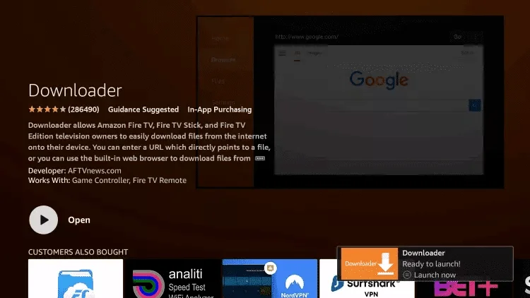 downloader on firestick new interface 8